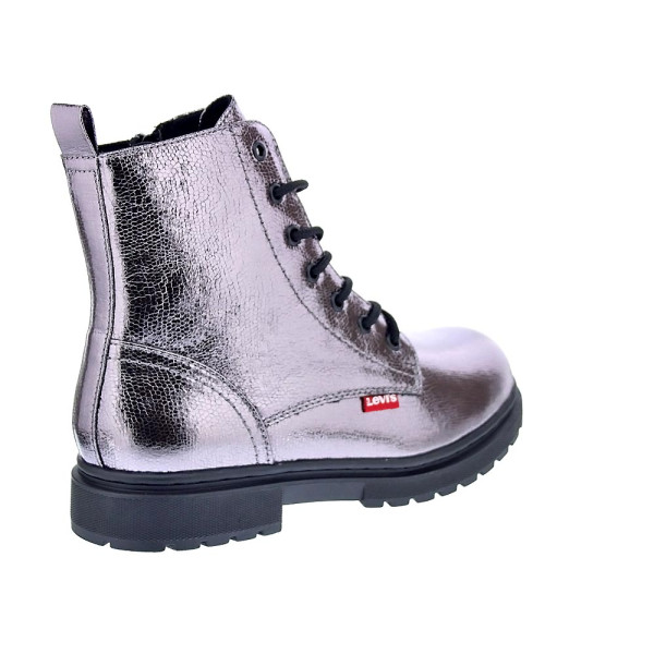 Botines Levis zapatos Niña modelo Catherine Plata Cordón