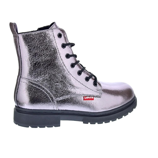 Botines Levis zapatos Niña modelo Catherine Plata Cordón