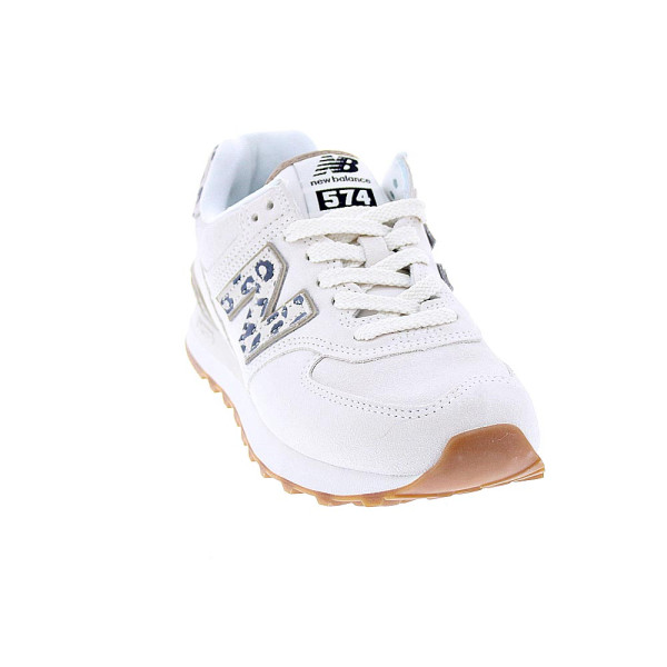 Zapatillas New Balance zapatos Mujer modelo WL574 Beige Cordón