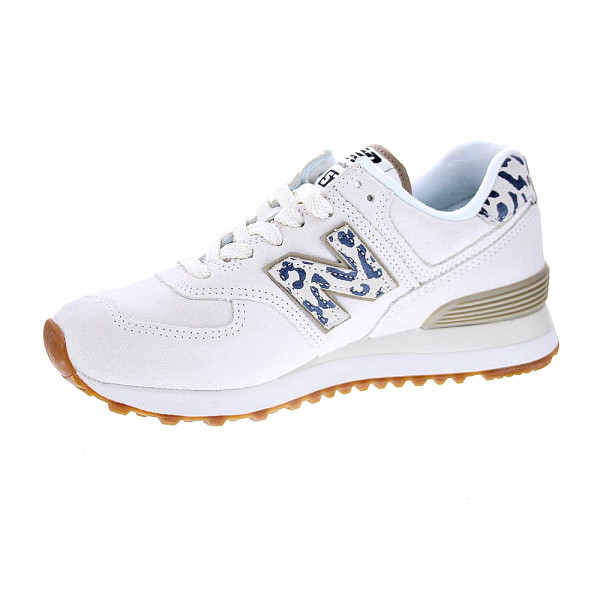 Zapatillas New Balance zapatos Mujer modelo WL574 Beige Cordón