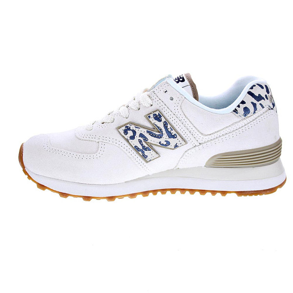 Zapatillas New Balance zapatos Mujer modelo WL574 Beige Cordón