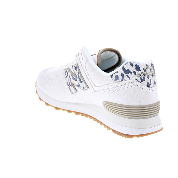 Zapatillas New Balance zapatos Mujer modelo WL574 Beige Cordón