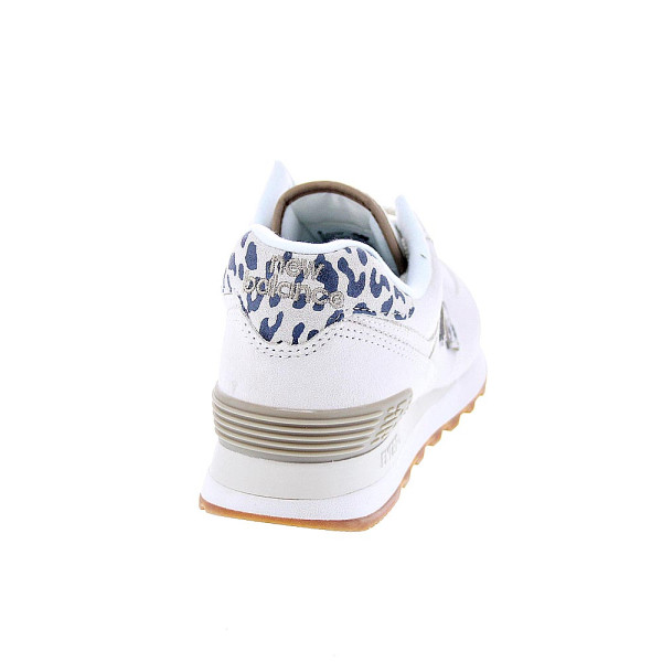 Zapatillas New Balance zapatos Mujer modelo WL574 Beige Cordón