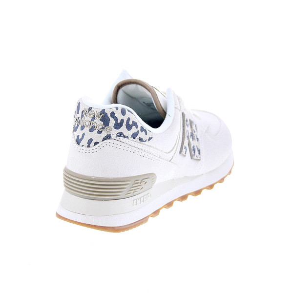 Zapatillas New Balance zapatos Mujer modelo WL574 Beige Cordón