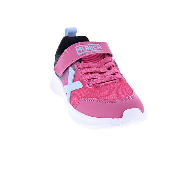 Zapatillas Munich zapatos Niña modelo Mini Leta 05 Rosa Velcro