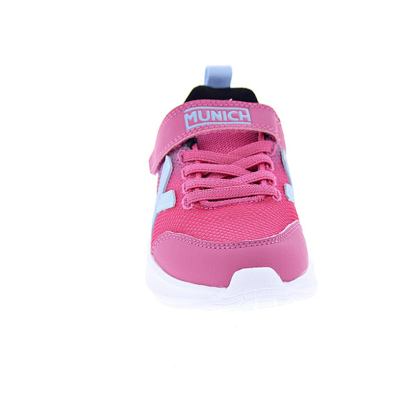 Zapatillas Munich zapatos Niña modelo Mini Leta 05 Rosa Velcro