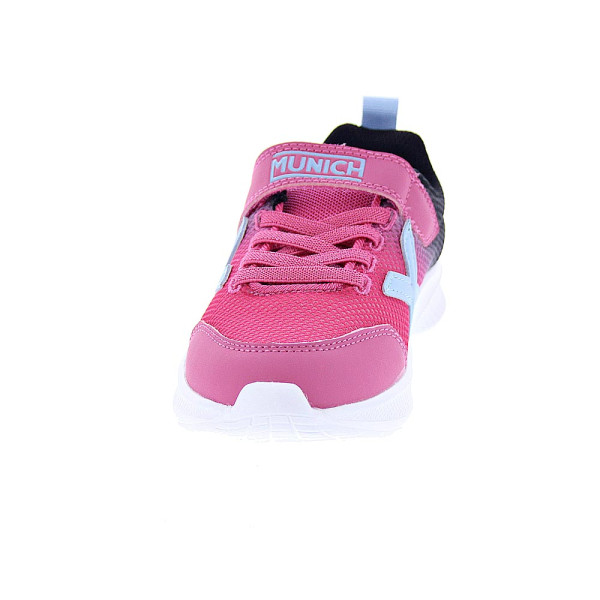 Zapatillas Munich zapatos Niña modelo Mini Leta 05 Rosa Velcro