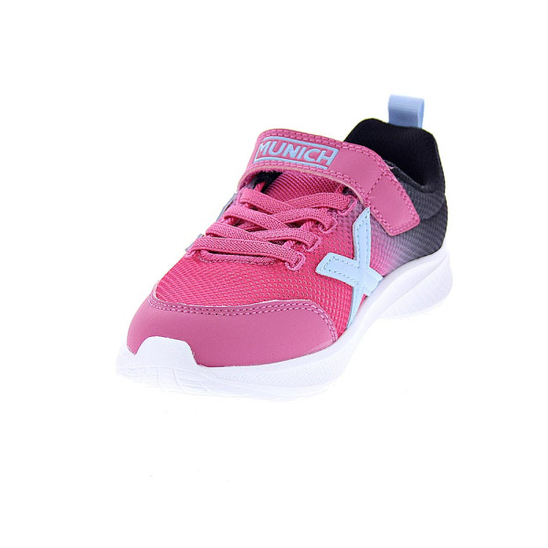 Zapatillas Munich zapatos Niña modelo Mini Leta 05 Rosa Velcro