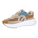 Zapatillas No Name zapatos Mujer modelo Carter Runner Beige Cordón