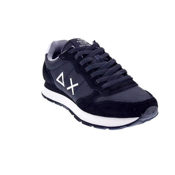 Zapatillas Sun68 AX zapatos Hombre modelo Tom Solid Negro Cordón
