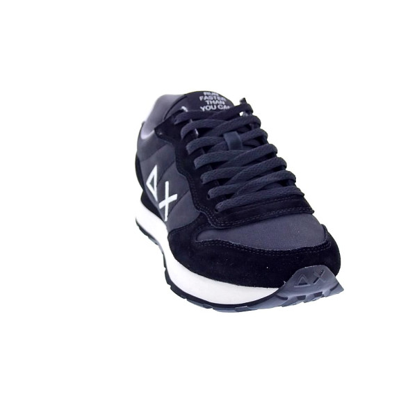 Zapatillas Sun68 AX zapatos Hombre modelo Tom Solid Negro Cordón