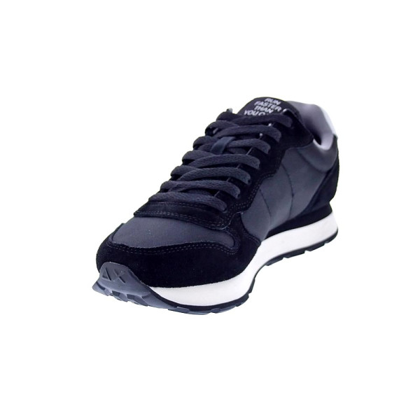 Zapatillas Sun68 AX zapatos Hombre modelo Tom Solid Negro Cordón