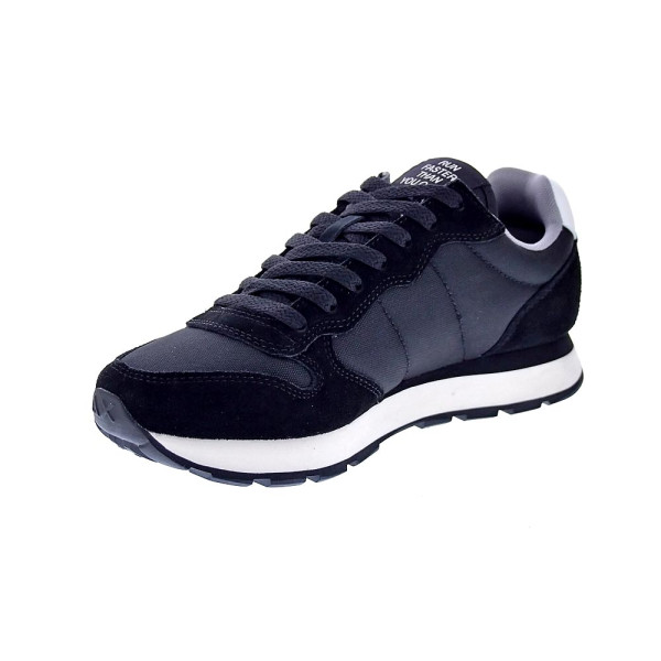 Zapatillas Sun68 AX zapatos Hombre modelo Tom Solid Negro Cordón