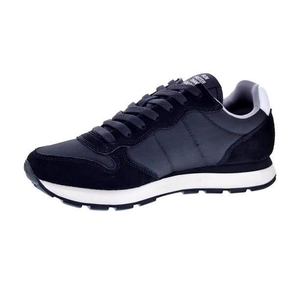 Zapatillas Sun68 AX zapatos Hombre modelo Tom Solid Negro Cordón