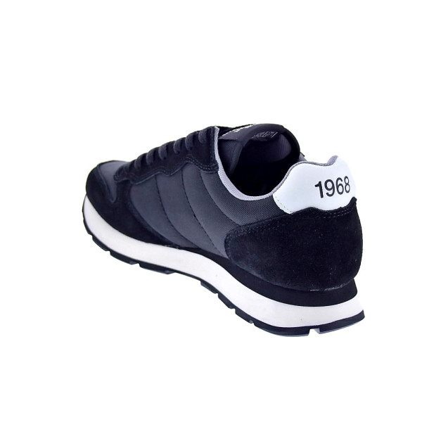Zapatillas Sun68 AX zapatos Hombre modelo Tom Solid Negro Cordón