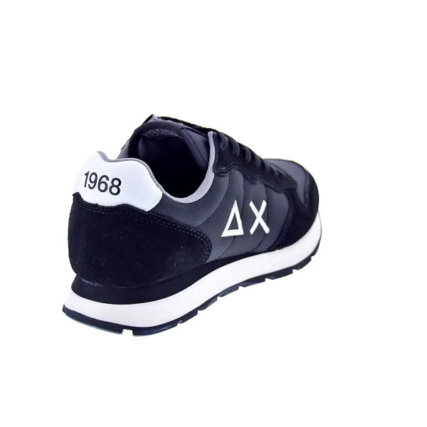 Zapatillas Sun68 AX zapatos Hombre modelo Tom Solid Negro Cordón