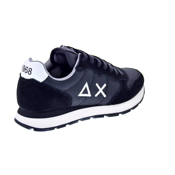 Zapatillas Sun68 AX zapatos Hombre modelo Tom Solid Negro Cordón