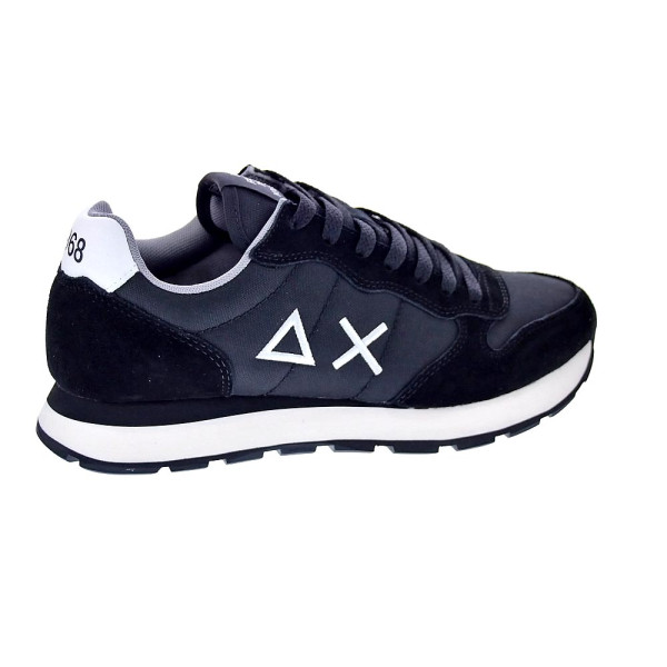 Zapatillas Sun68 AX zapatos Hombre modelo Tom Solid Negro Cordón