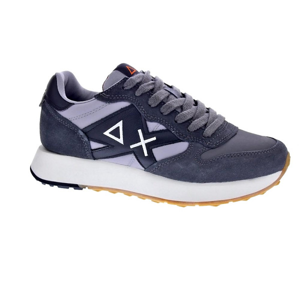 Zapatillas Sun68 AX zapatos Hombre modelo Jaki Bicolor Gris Cordón