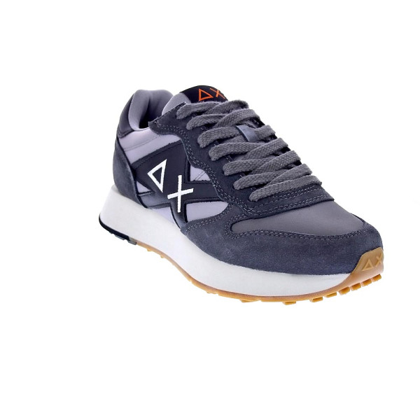 Zapatillas Sun68 AX zapatos Hombre modelo Jaki Bicolor Gris Cordón