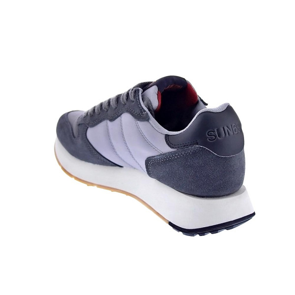Zapatillas Sun68 AX zapatos Hombre modelo Jaki Bicolor Gris Cordón