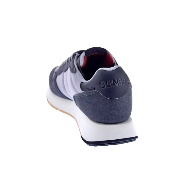 Zapatillas Sun68 AX zapatos Hombre modelo Jaki Bicolor Gris Cordón