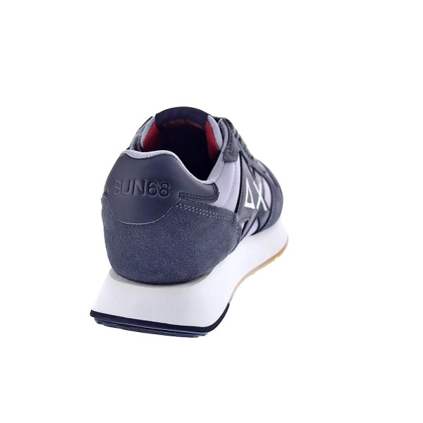 Zapatillas Sun68 AX zapatos Hombre modelo Jaki Bicolor Gris Cordón