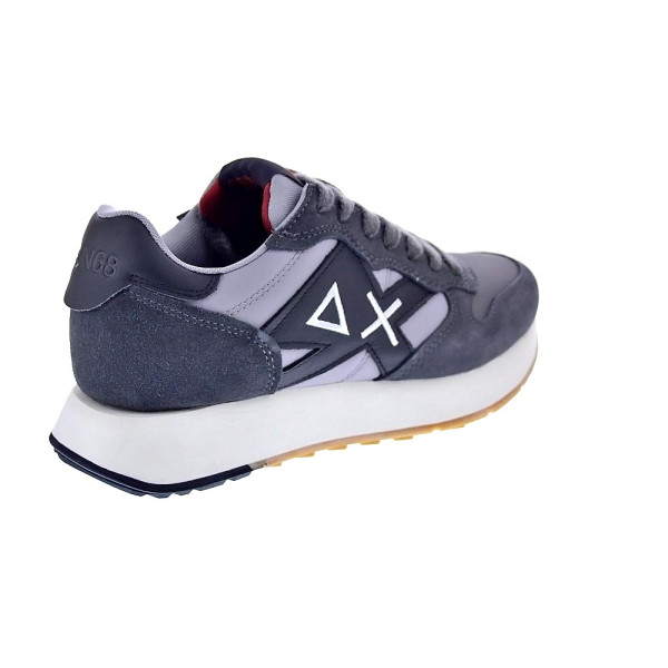 Zapatillas Sun68 AX zapatos Hombre modelo Jaki Bicolor Gris Cordón
