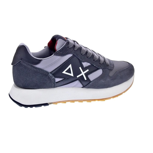 Zapatillas Sun68 AX zapatos Hombre modelo Jaki Bicolor Gris Cordón
