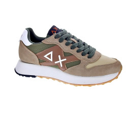 Zapatillas Sun68 AX zapatos Hombre modelo Jaki Bicolor Beige Cordón 2