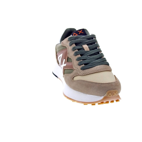 Zapatillas Sun68 AX zapatos Hombre modelo Jaki Bicolor Beige Cordón