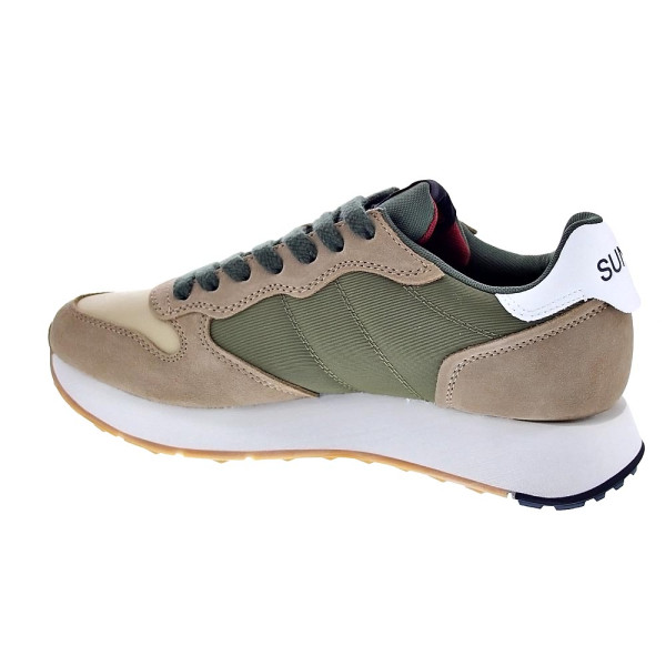 Zapatillas Sun68 AX zapatos Hombre modelo Jaki Bicolor Beige Cordón