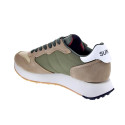 Zapatillas Sun68 AX zapatos Hombre modelo Jaki Bicolor Beige Cordón