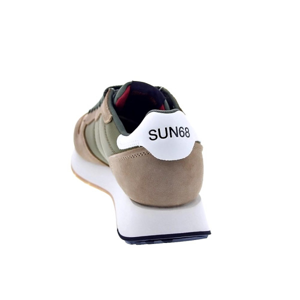 Zapatillas Sun68 AX zapatos Hombre modelo Jaki Bicolor Beige Cordón