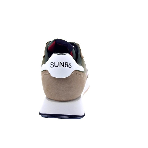 Zapatillas Sun68 AX zapatos Hombre modelo Jaki Bicolor Beige Cordón