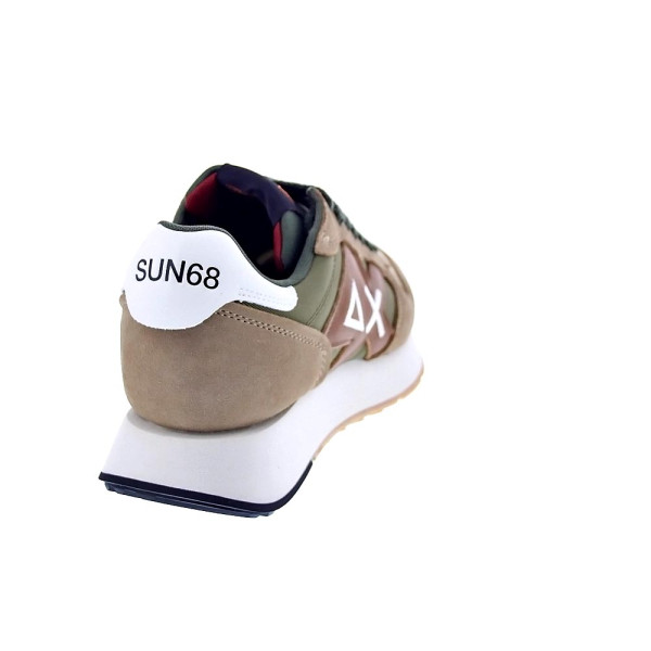 Zapatillas Sun68 AX zapatos Hombre modelo Jaki Bicolor Beige Cordón