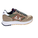Zapatillas Sun68 AX zapatos Hombre modelo Jaki Bicolor Beige Cordón
