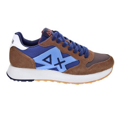Zapatillas Sun68 AX zapatos Hombre modelo Jaki Bicolor Marrón Cordón