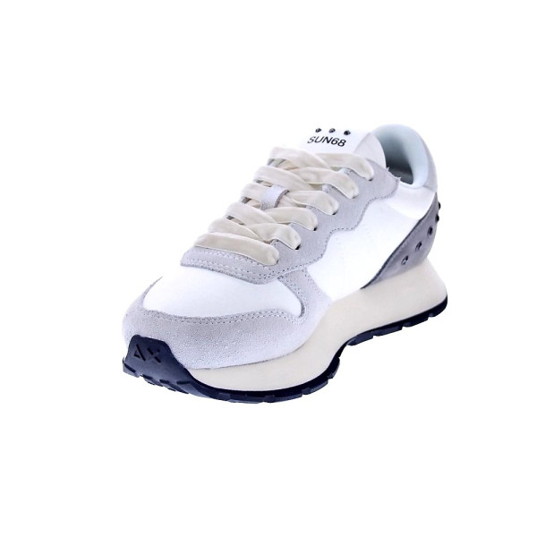 Zapatillas Sun68 AX zapatos Mujer modelo Ally Studs Blanco Cordón