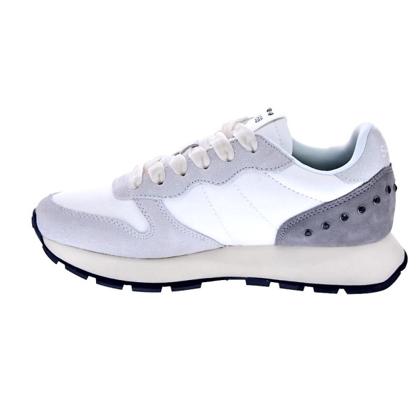 Zapatillas Sun68 AX zapatos Mujer modelo Ally Studs Blanco Cordón