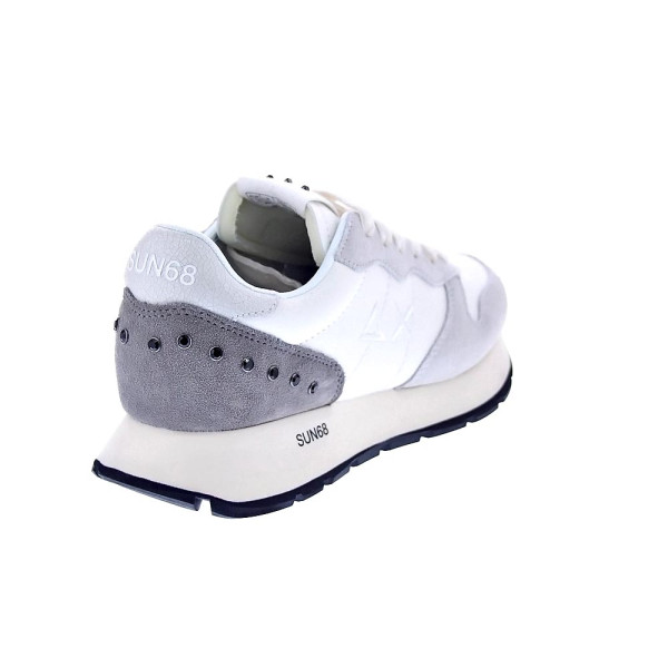 Zapatillas Sun68 AX zapatos Mujer modelo Ally Studs Blanco Cordón