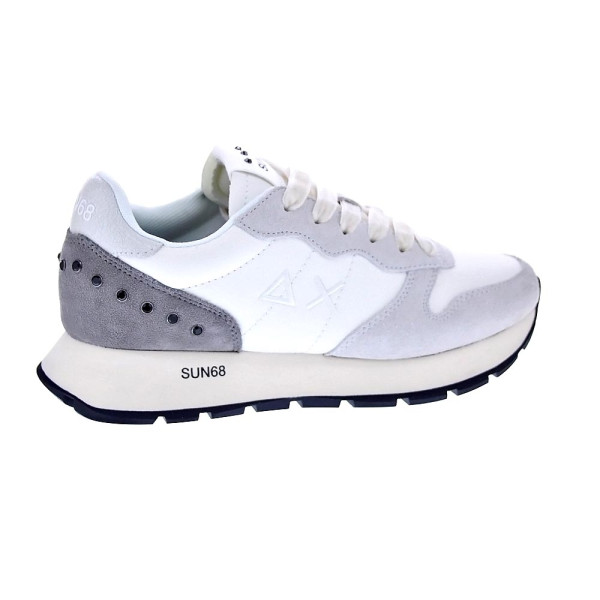 Zapatillas Sun68 AX zapatos Mujer modelo Ally Studs Blanco Cordón