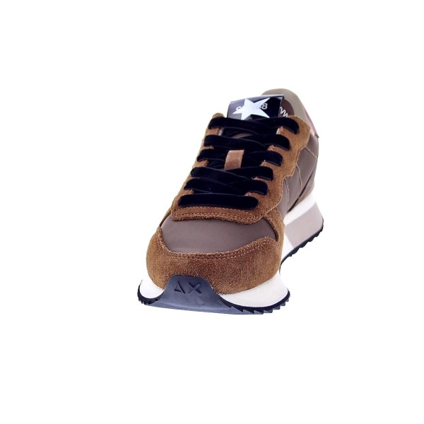 Zapatillas Sun68 AX zapatos Mujer modelo Stargirl Glitter Logo Marrón Cordón