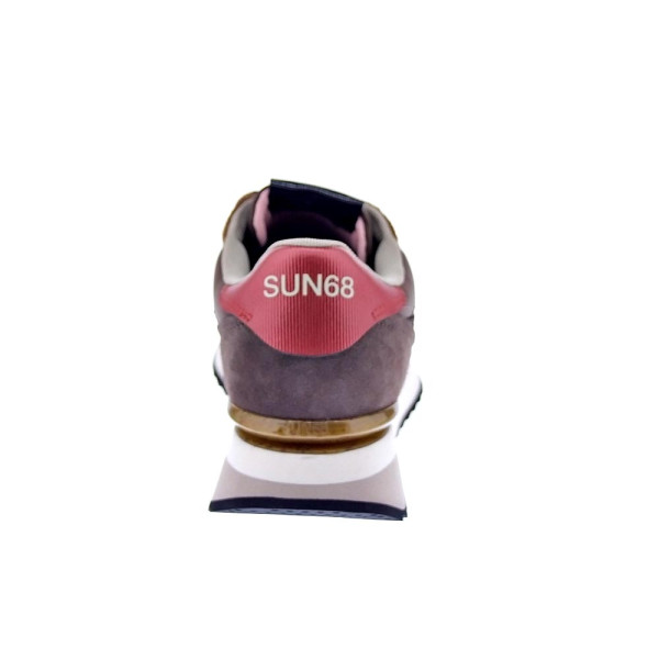 Zapatillas Sun68 AX zapatos Mujer modelo Stargirl Glitter Logo Marrón Cordón