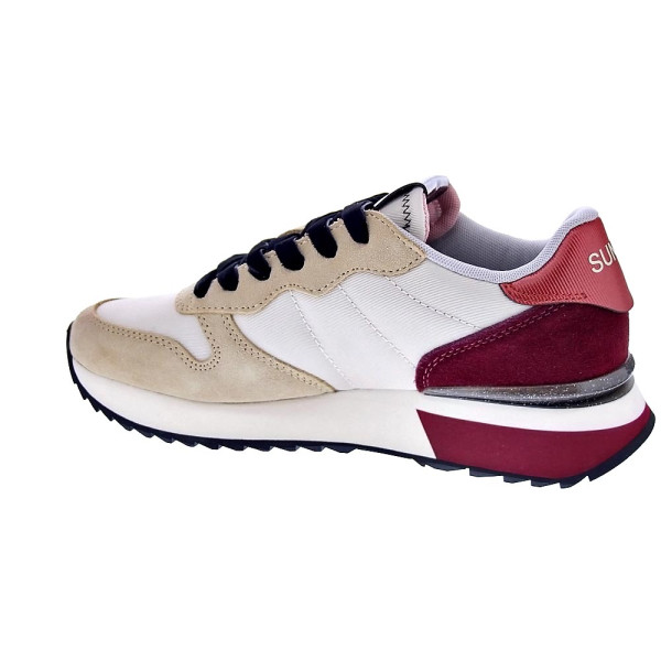 Zapatillas Sun68 AX zapatos Mujer modelo Stargirl Glitter Logo Beige Cordón