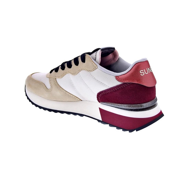 Zapatillas Sun68 AX zapatos Mujer modelo Stargirl Glitter Logo Beige Cordón