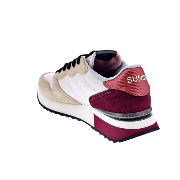 Zapatillas Sun68 AX zapatos Mujer modelo Stargirl Glitter Logo Beige Cordón