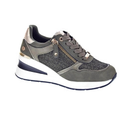 Zapatillas Xti zapatos Mujer modelo 144379 Verde Cordón 2