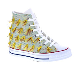 Zapatillas botas Converse zapatos Mujer modelo ChuckTaylor Blanco  2