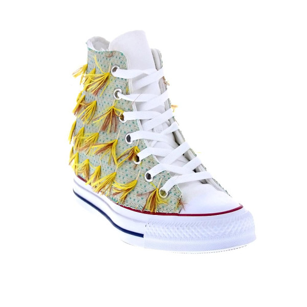 Zapatillas botas Converse zapatos Mujer modelo ChuckTaylor Blanco 